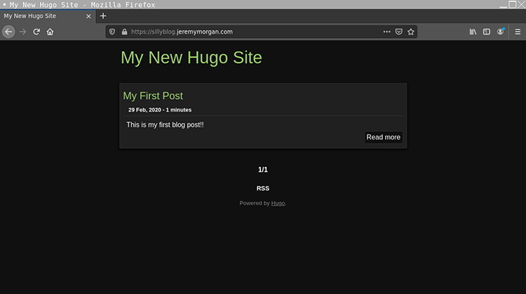 How to create a static blog