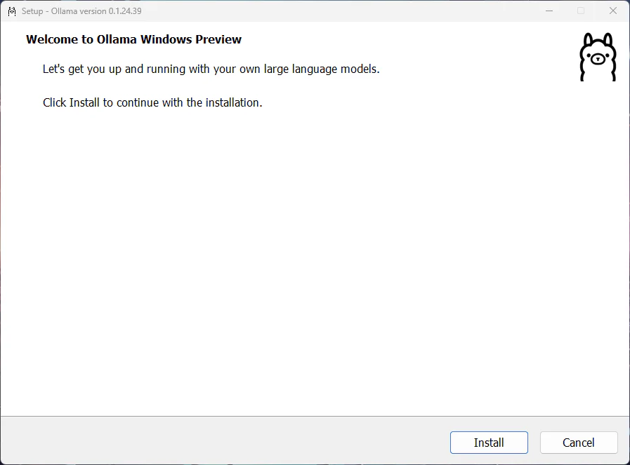 “Ollama Windows”