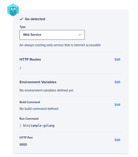 How to Build Go Applications Digital Ocean Platform