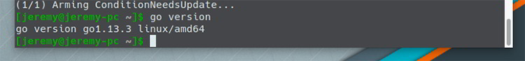 Golang on Manjaro