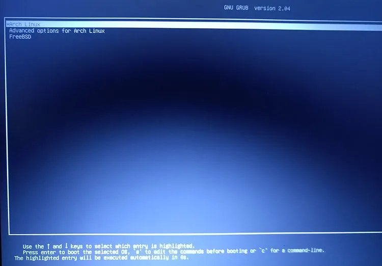 How to reinstall boot loader Arch Linux