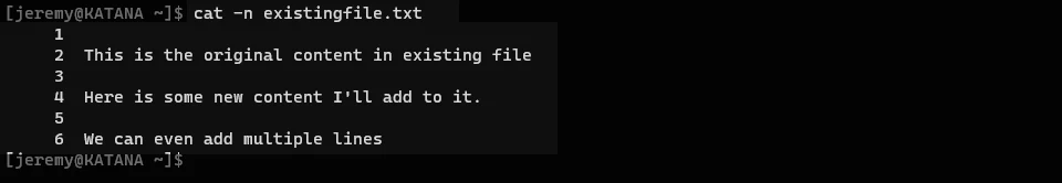 “What is the cat command in Linux?”