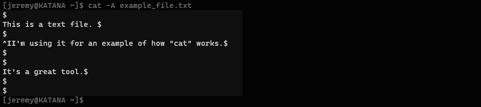 “What is the cat command in Linux?”
