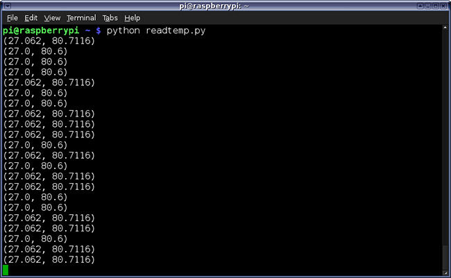 Monitor room temperature with Raspberry Pi