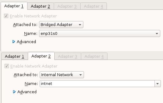 Bridged Network Adapter VirtualBox