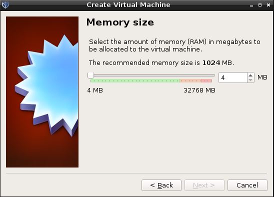 Virtual Box Memory