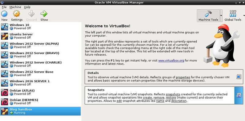 Virtual Box Setup