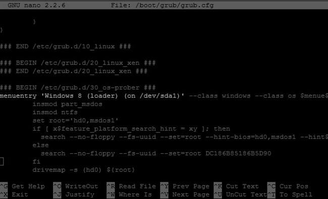 How to restore GRUB in Arch Linux