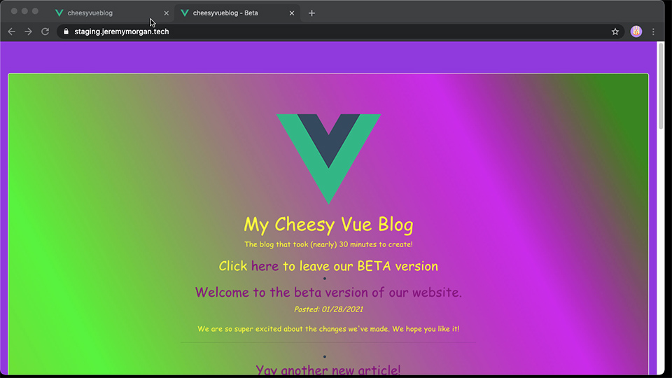 Split Testing Jamstack Sites with Netlify
