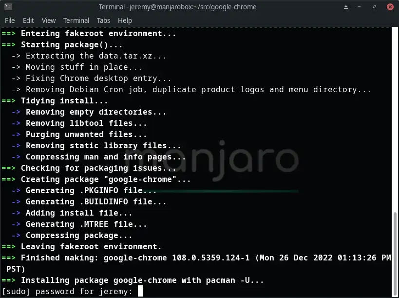 How to Install Google Chrome Arch Linux