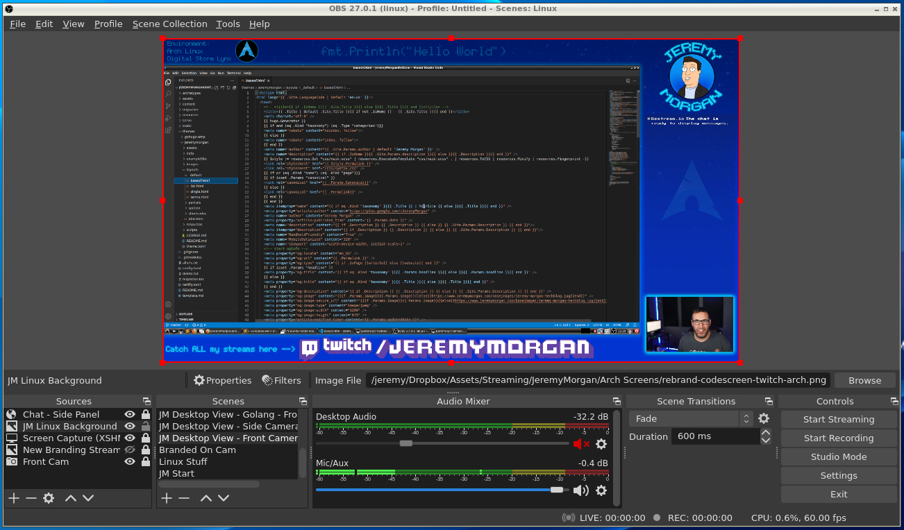 “How to install OBS in Arch Linux”