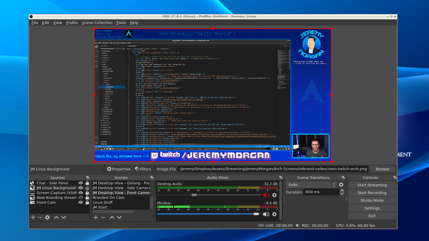 obs arch linux obs arch linux