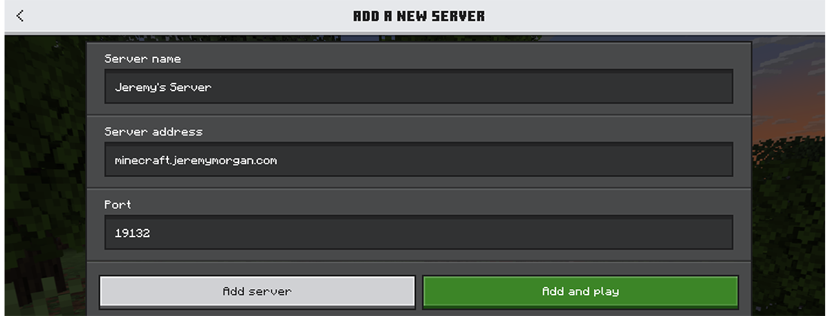 “How to make a minecraft server”