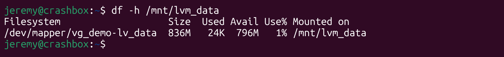 LVM Versioning in Ubuntu