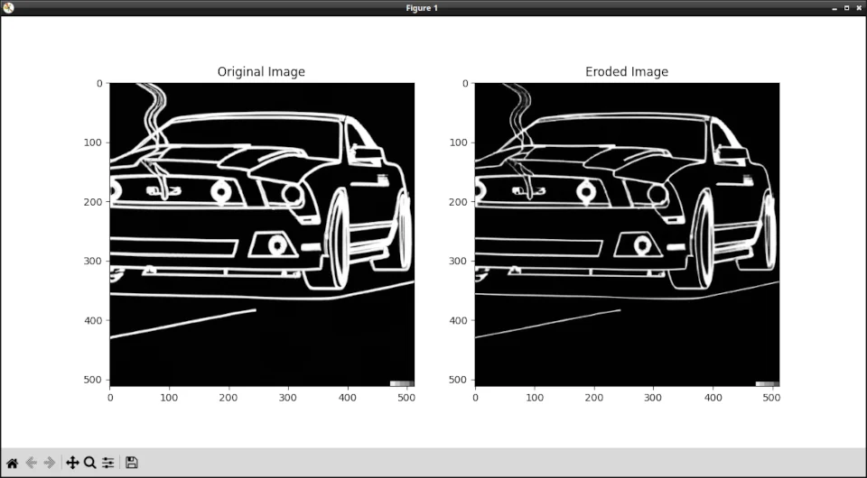 How to apply Erosion with OpenCV