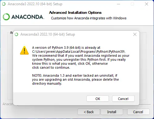 How to install Anaconda Windows 11