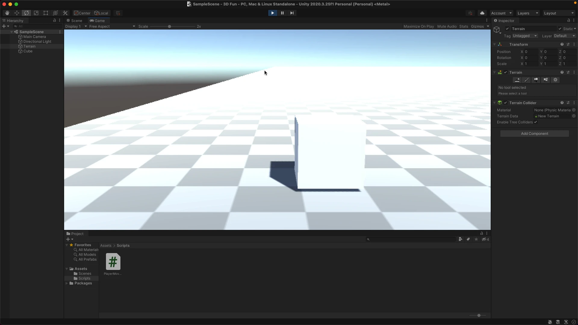 How to move a player in Unity 3D