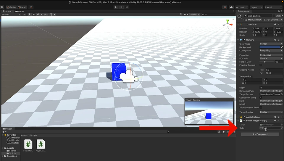 How to move a player in Unity 3D